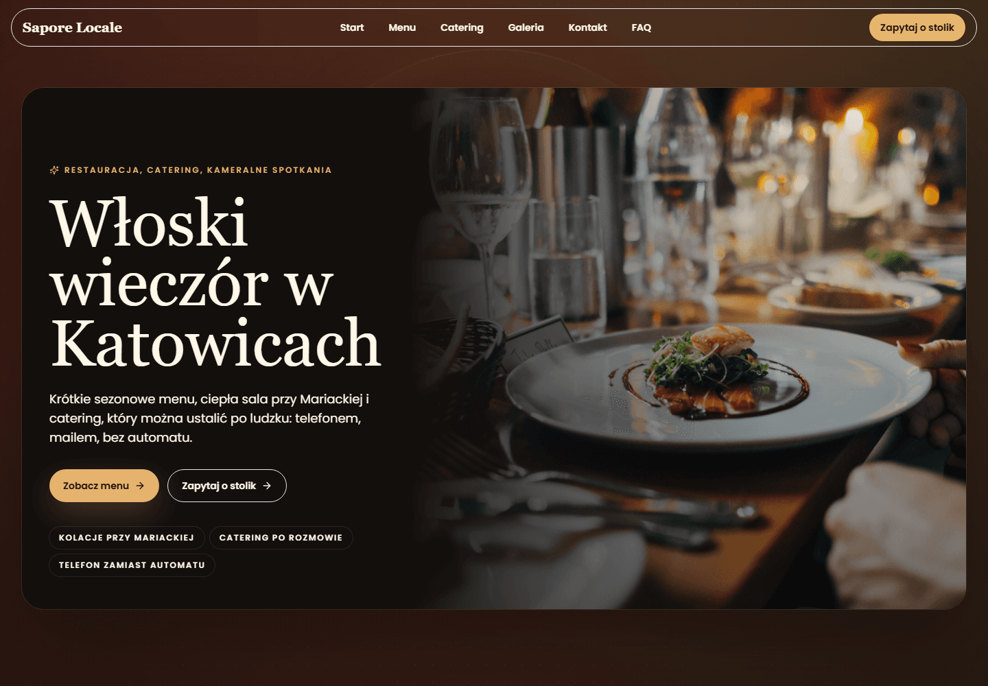Demo restauracji